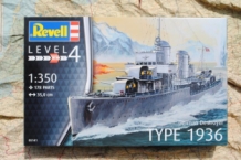 images/productimages/small/German Destroyer TYPE 1936 Kriegsmarine Revell 05141 doos.jpg